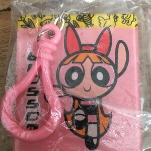Powerpuff Girls Blossom Keychain Book Golden Books Cartoon Network 2000 New